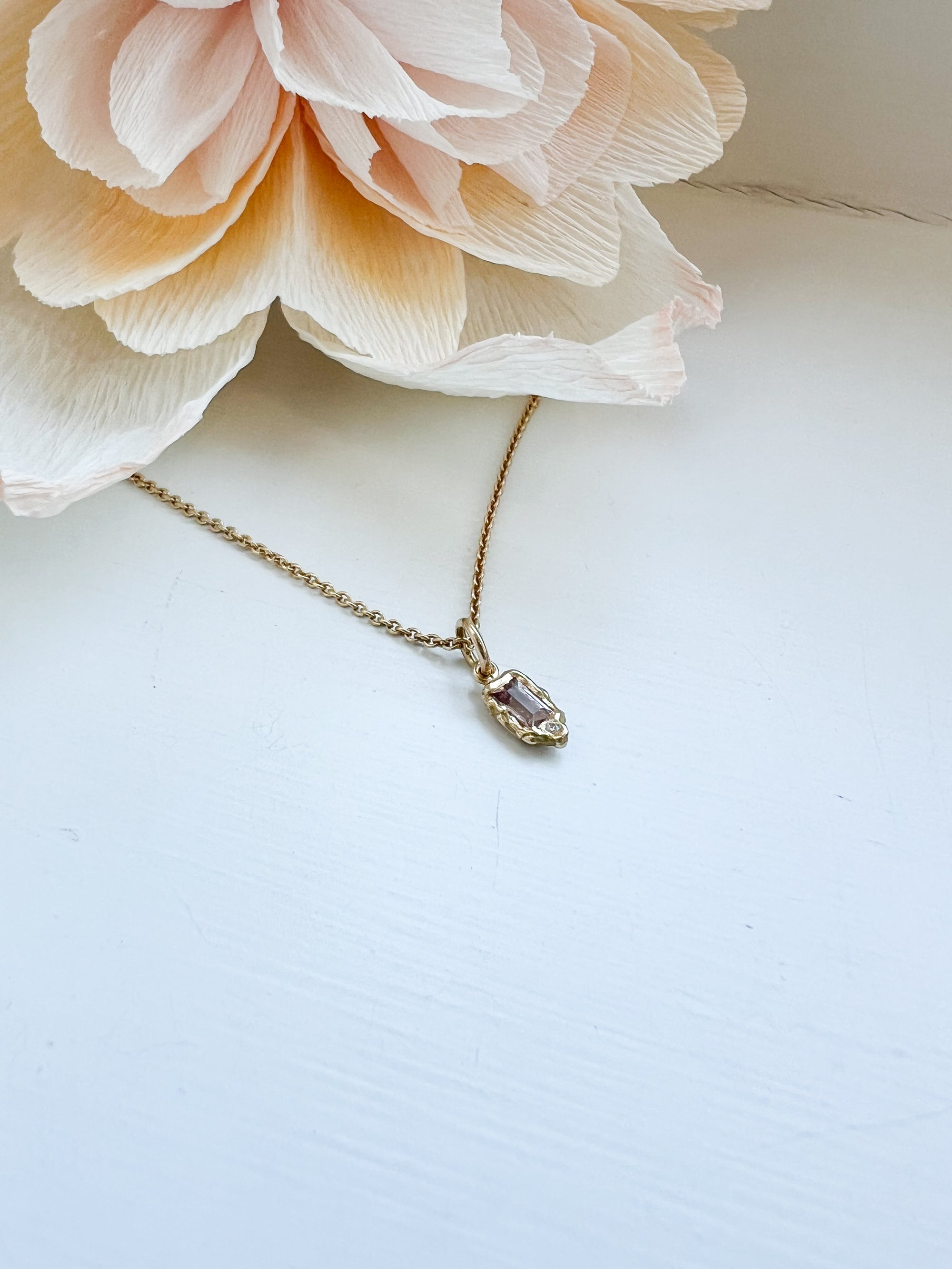 Candle, tourmaline & diamant