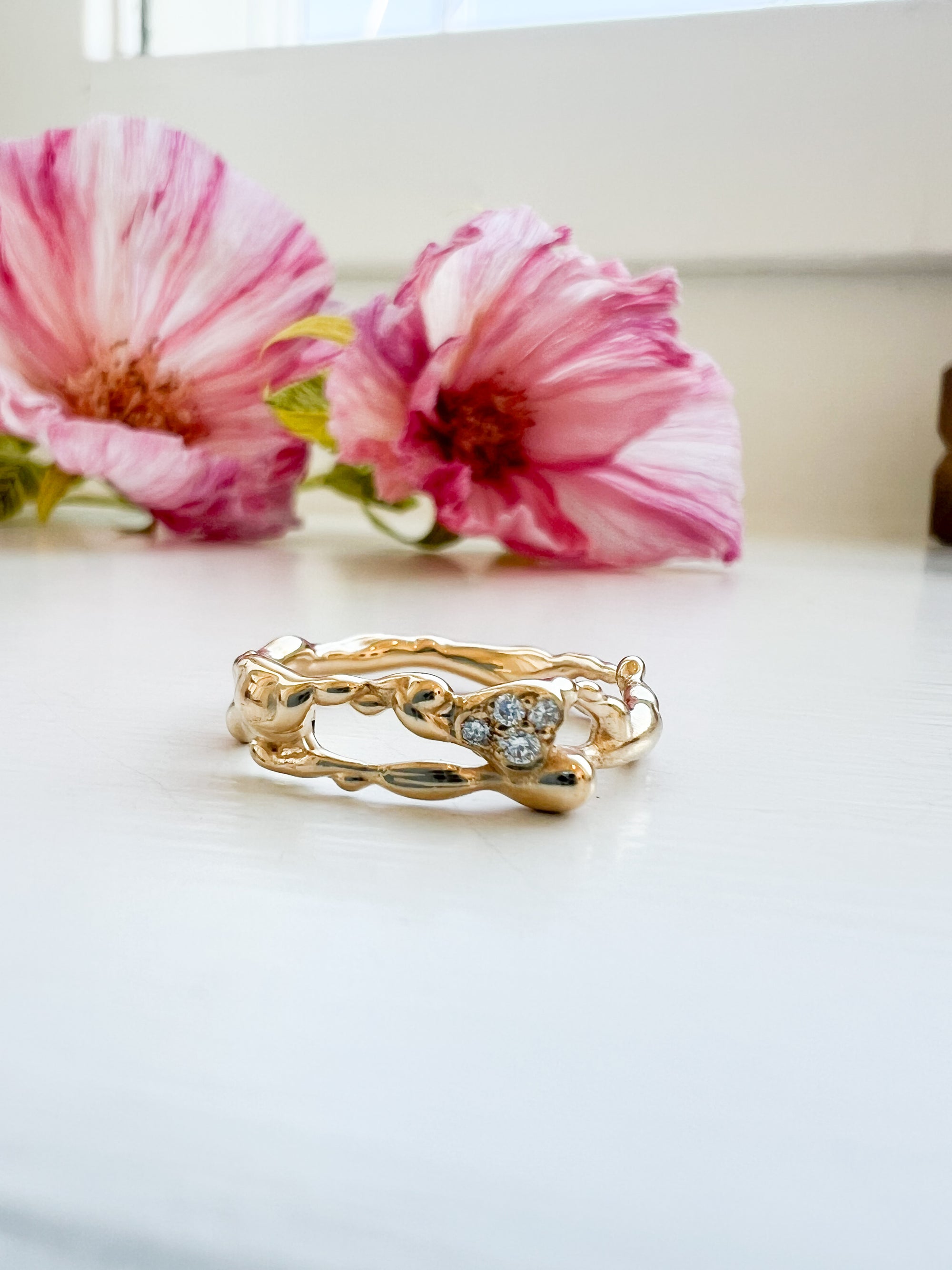 Candle ring & diamanter