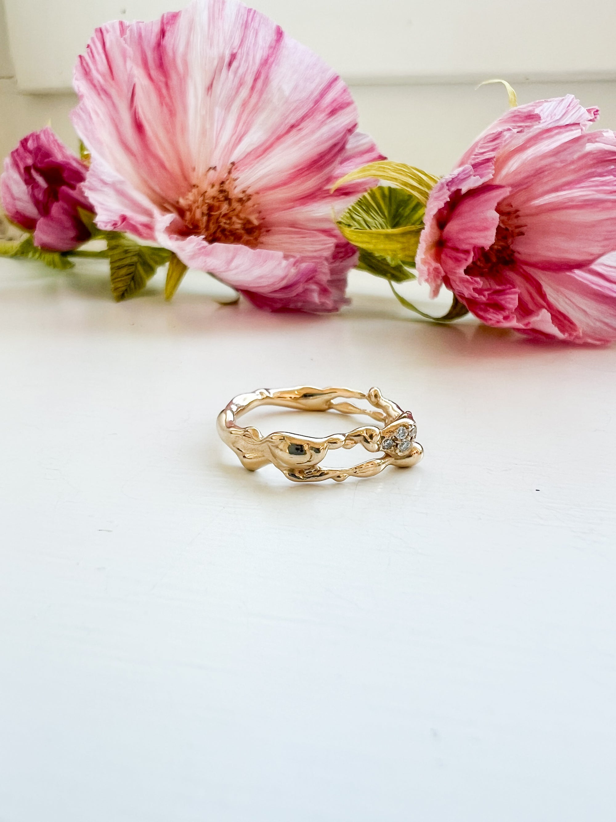 Candle ring & diamanter