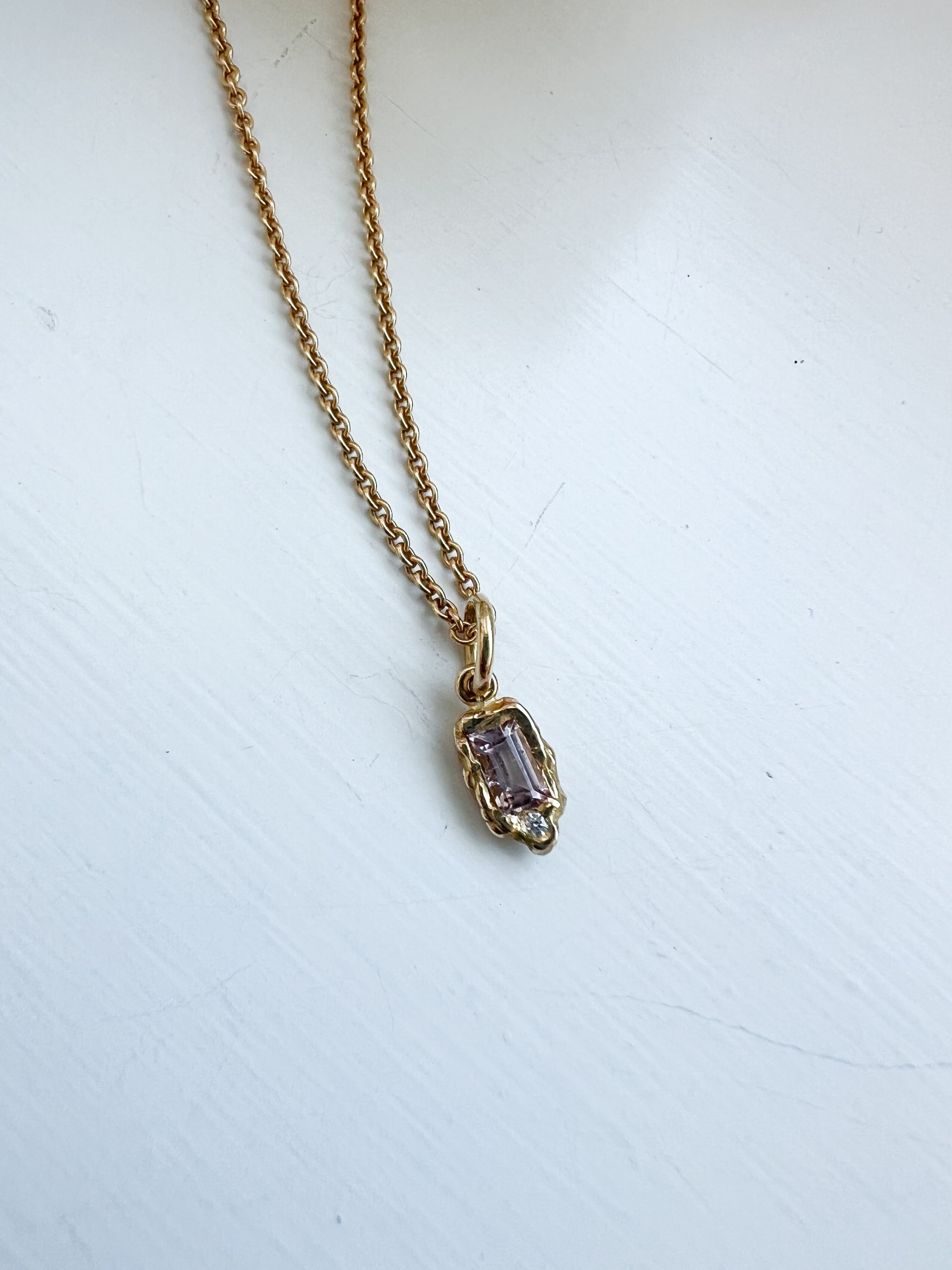 Candle, tourmaline & diamant